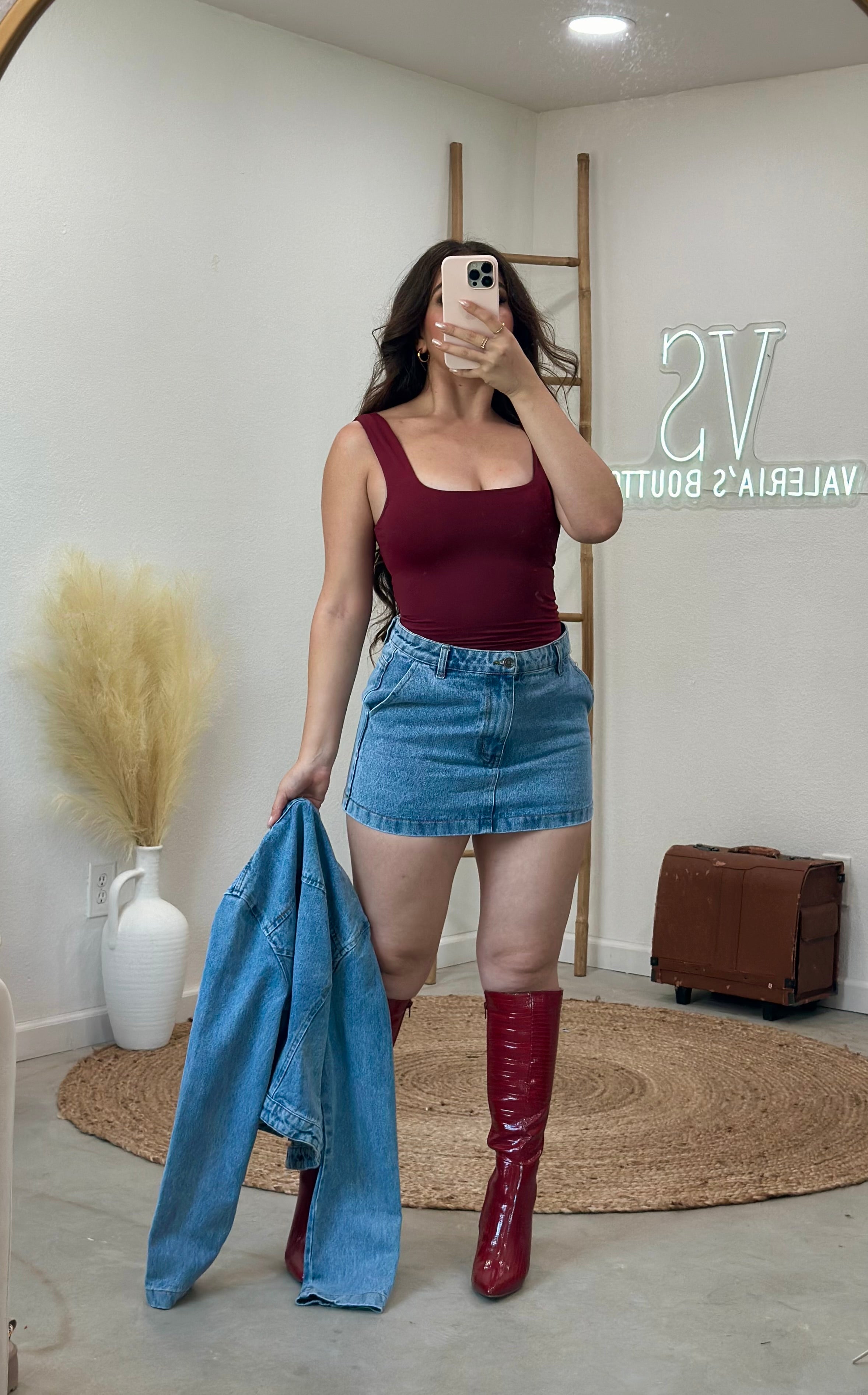 Moara Bodysuit (Burgundy)