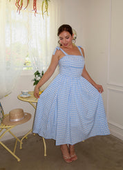 Alice Gingham Midi Dress