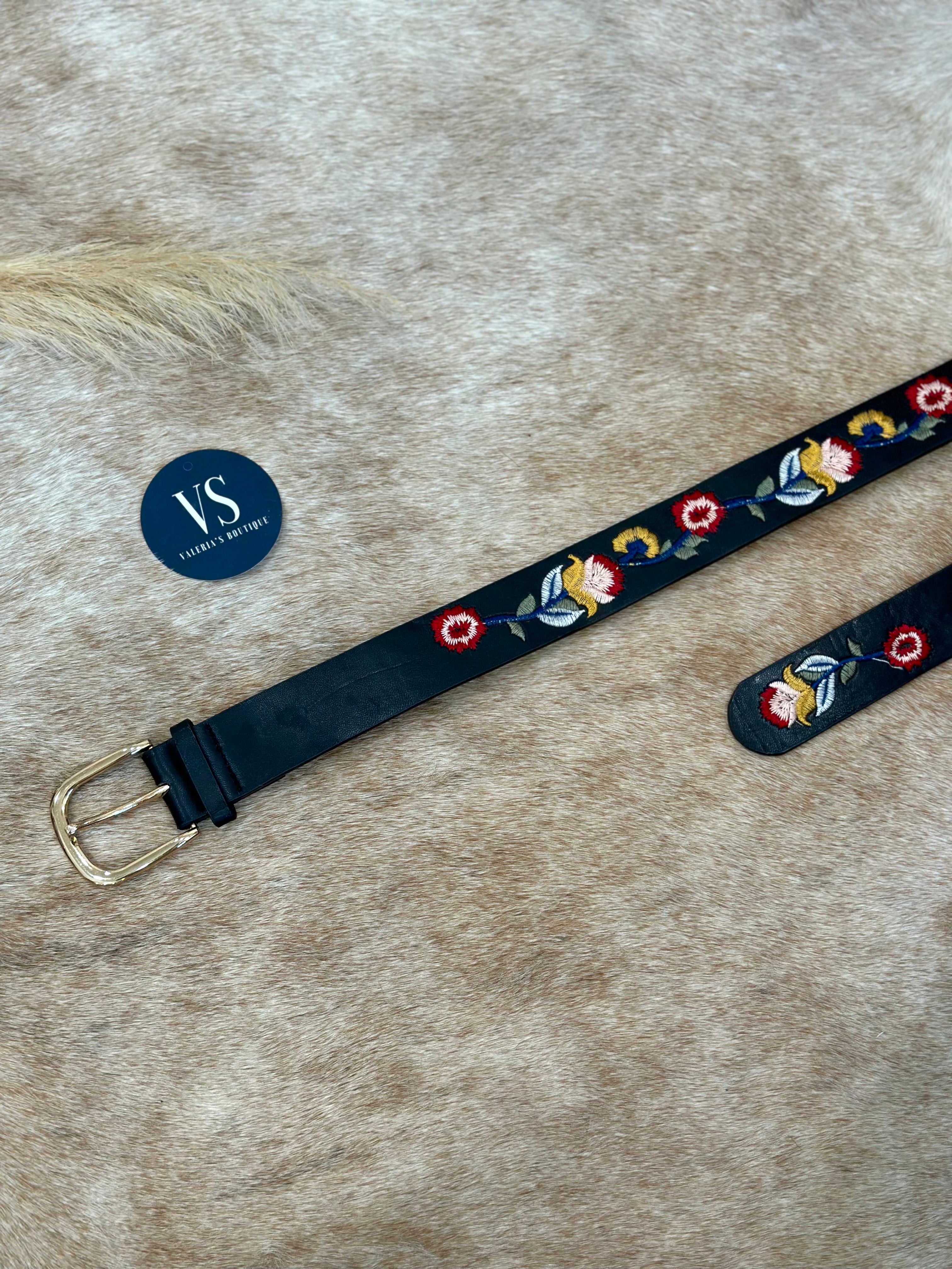 Floresita Mia Embroidered Belt