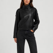 Larsen Leather Jacket (Black)