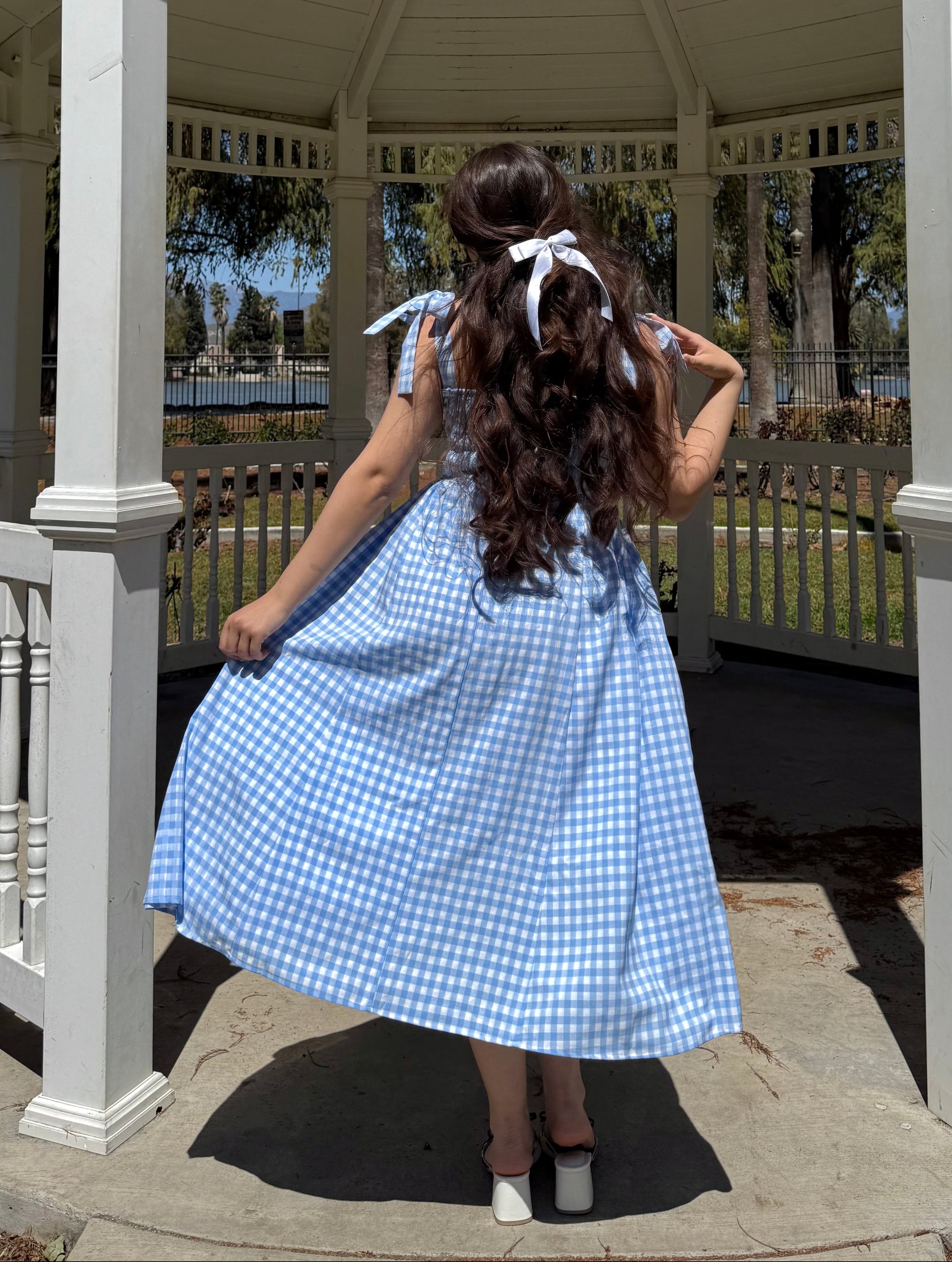 Alice Gingham Midi Dress