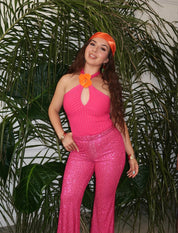 Claribel Bodysuit (Hot Pink)