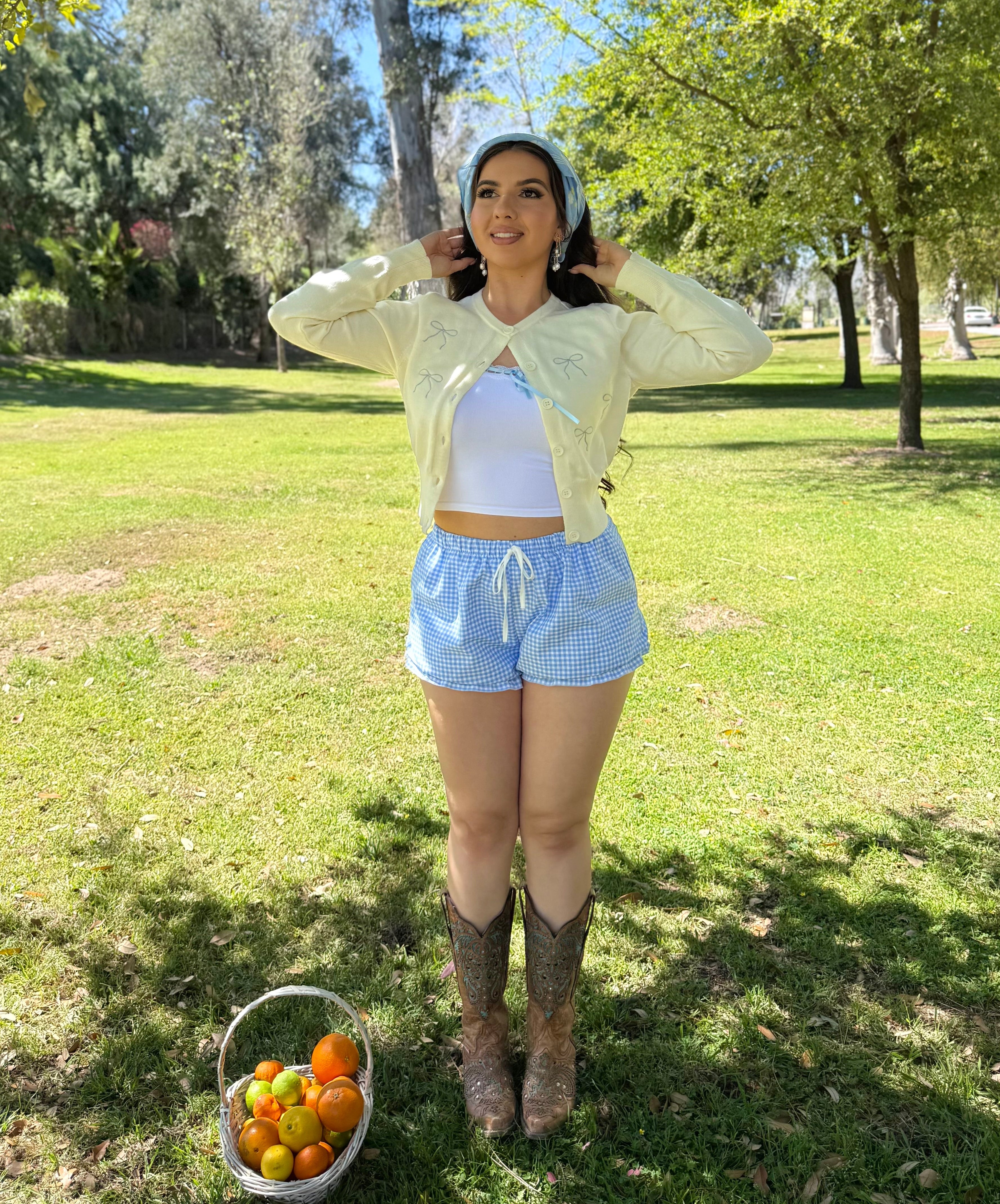 Dainty Bow Knit Cardigan