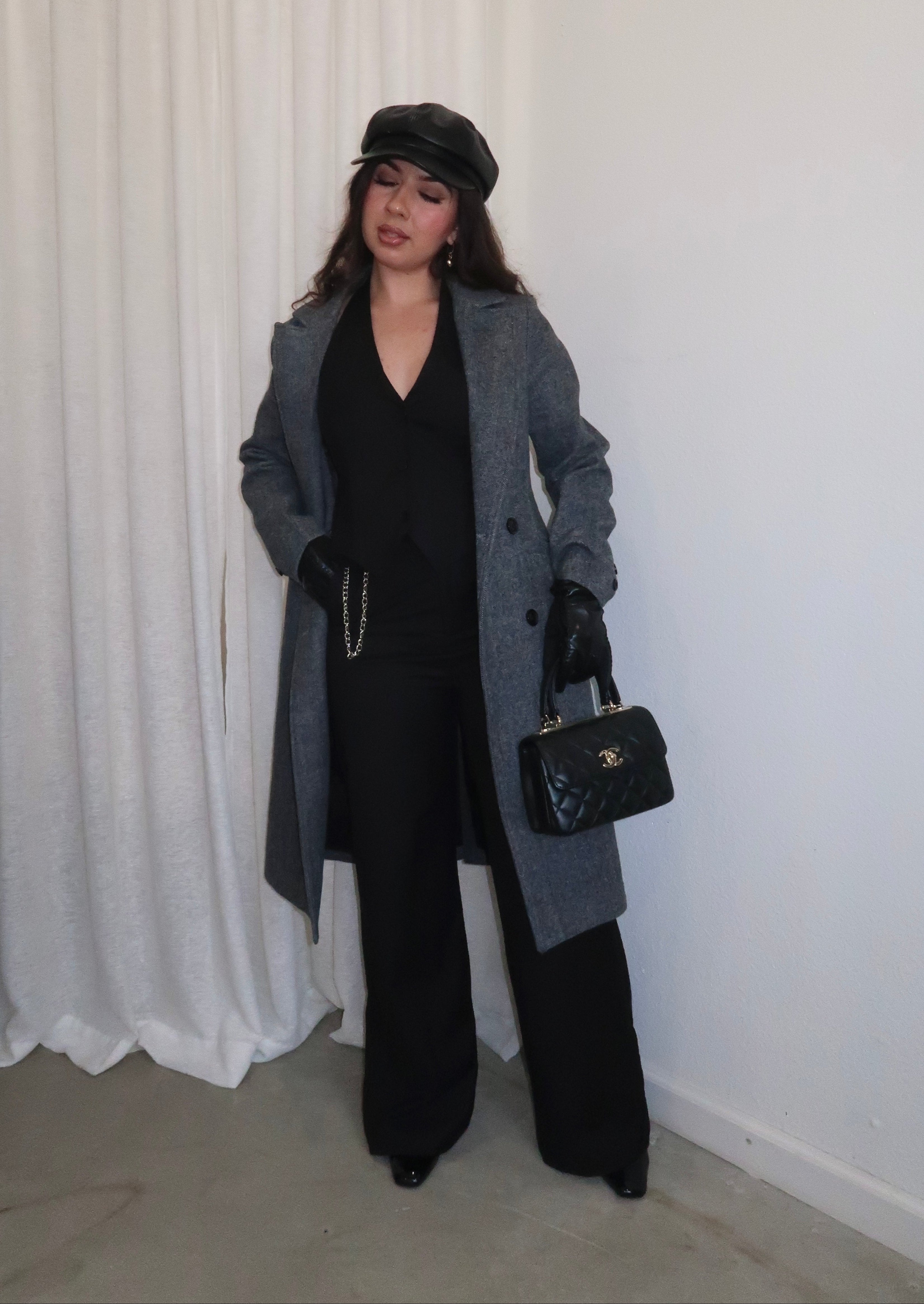 Gaston Double Breasted Wool Coat