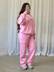 Kim Cargo Sweatpants (Blush)