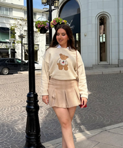 Polo Teddy Sweater (Cream)