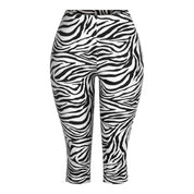 Valerie Animal Print Capri Pants (Zebra) - PREORDER: ships out after 9/25 (Copy)