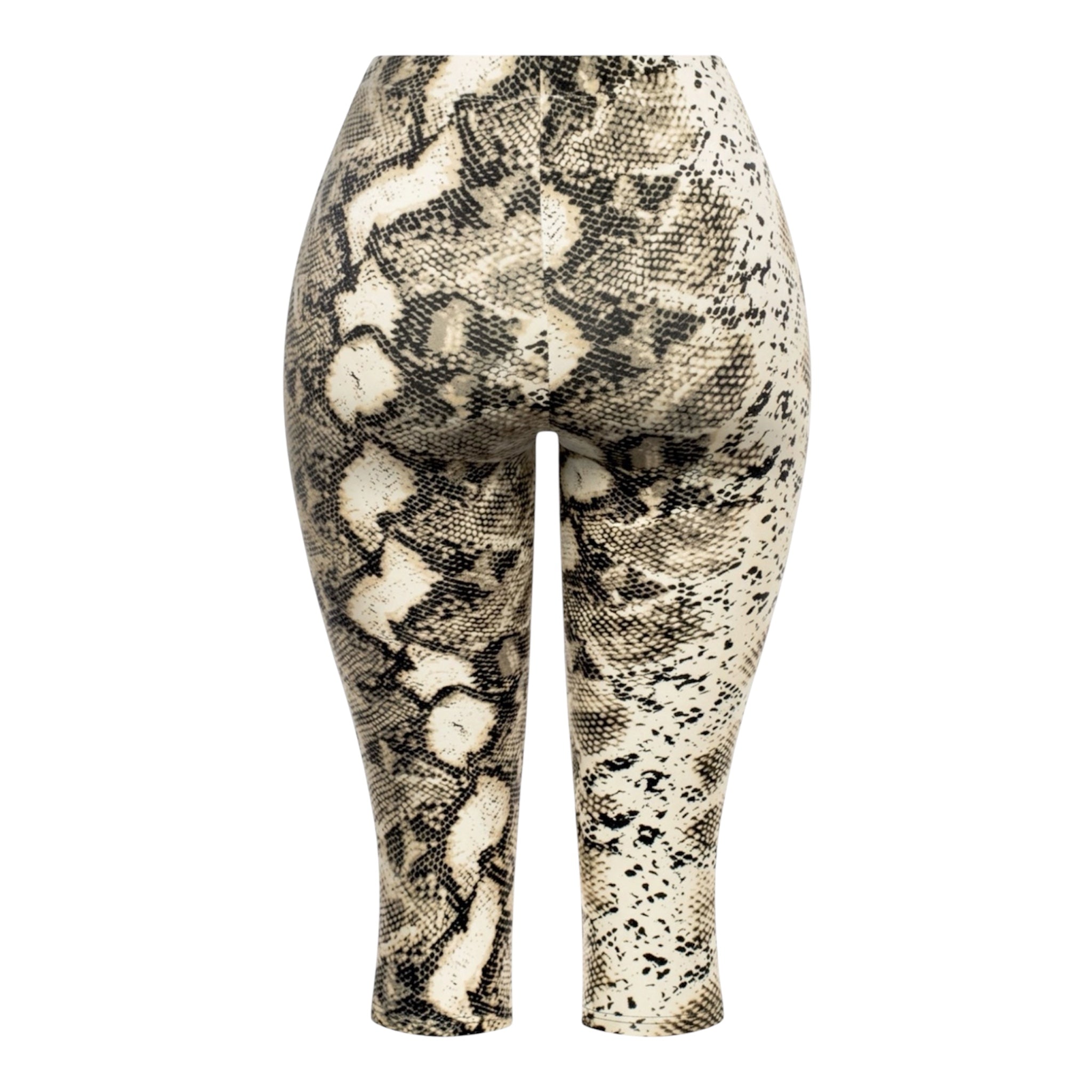 Valerie Animal Print Capri Pants (Snake) - PREORDER: ships out after 9/25