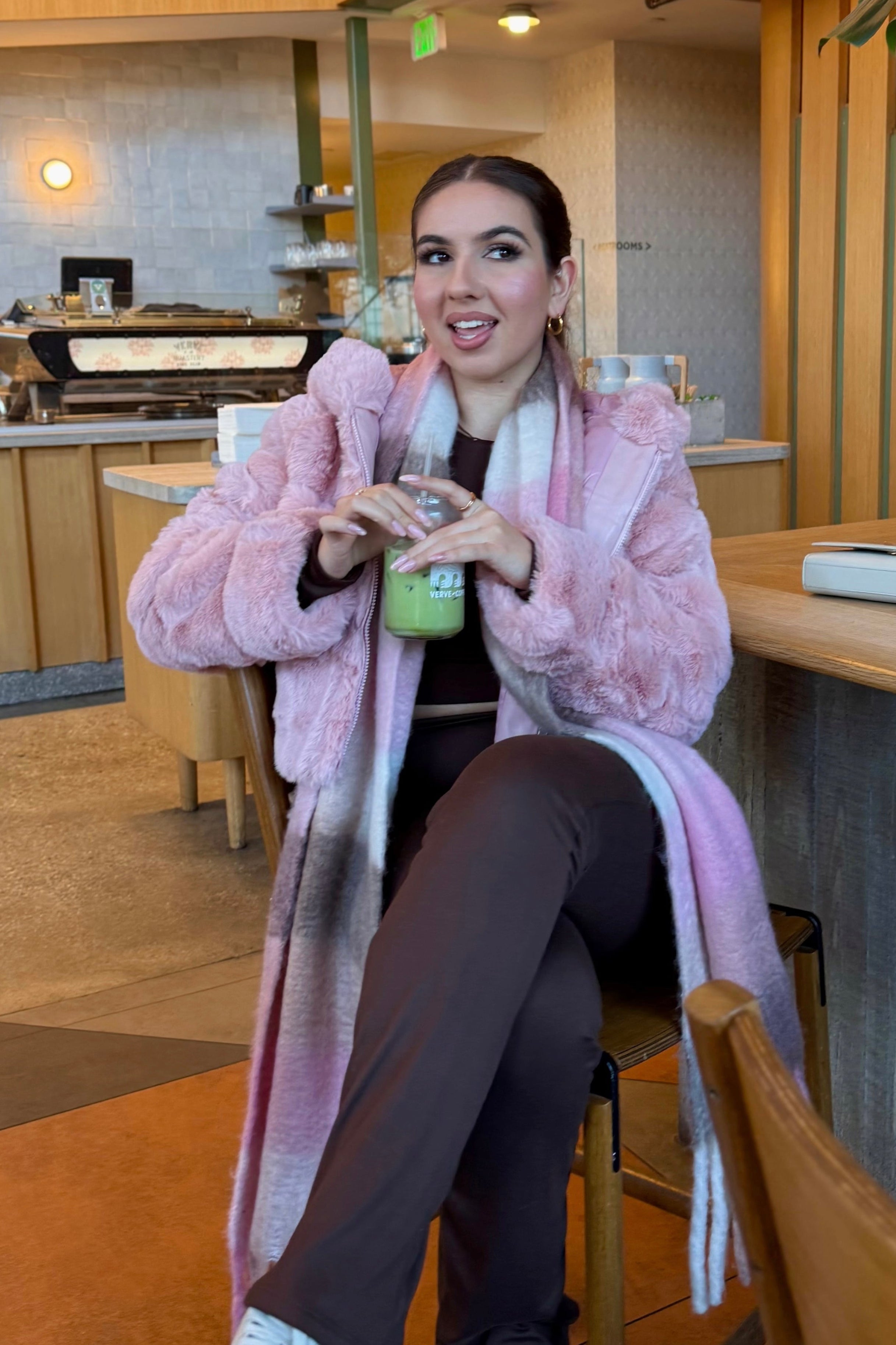 Dublin Fur Sweater (Mauve)