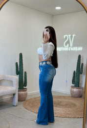 Natalie High Rise Flare Jeans