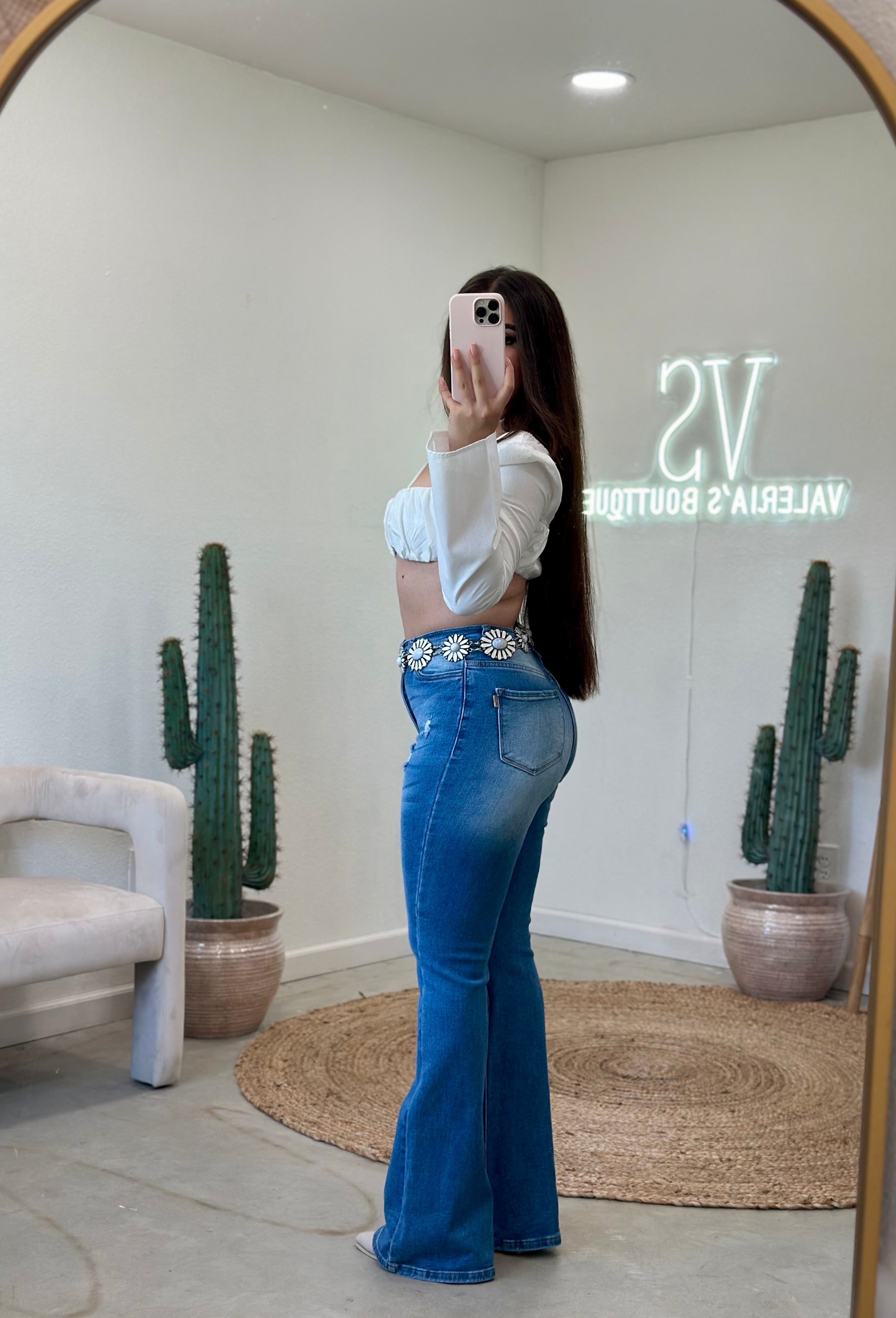 Natalie High Rise Flare Jeans