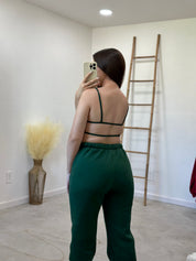 Kim Pant Set (Hunter Green)