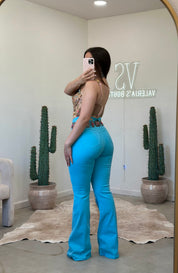 Azul Mi Rey High Rise Flare Jeans