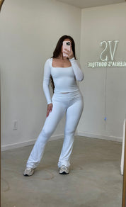 Valerie Flare Pants (Off White)