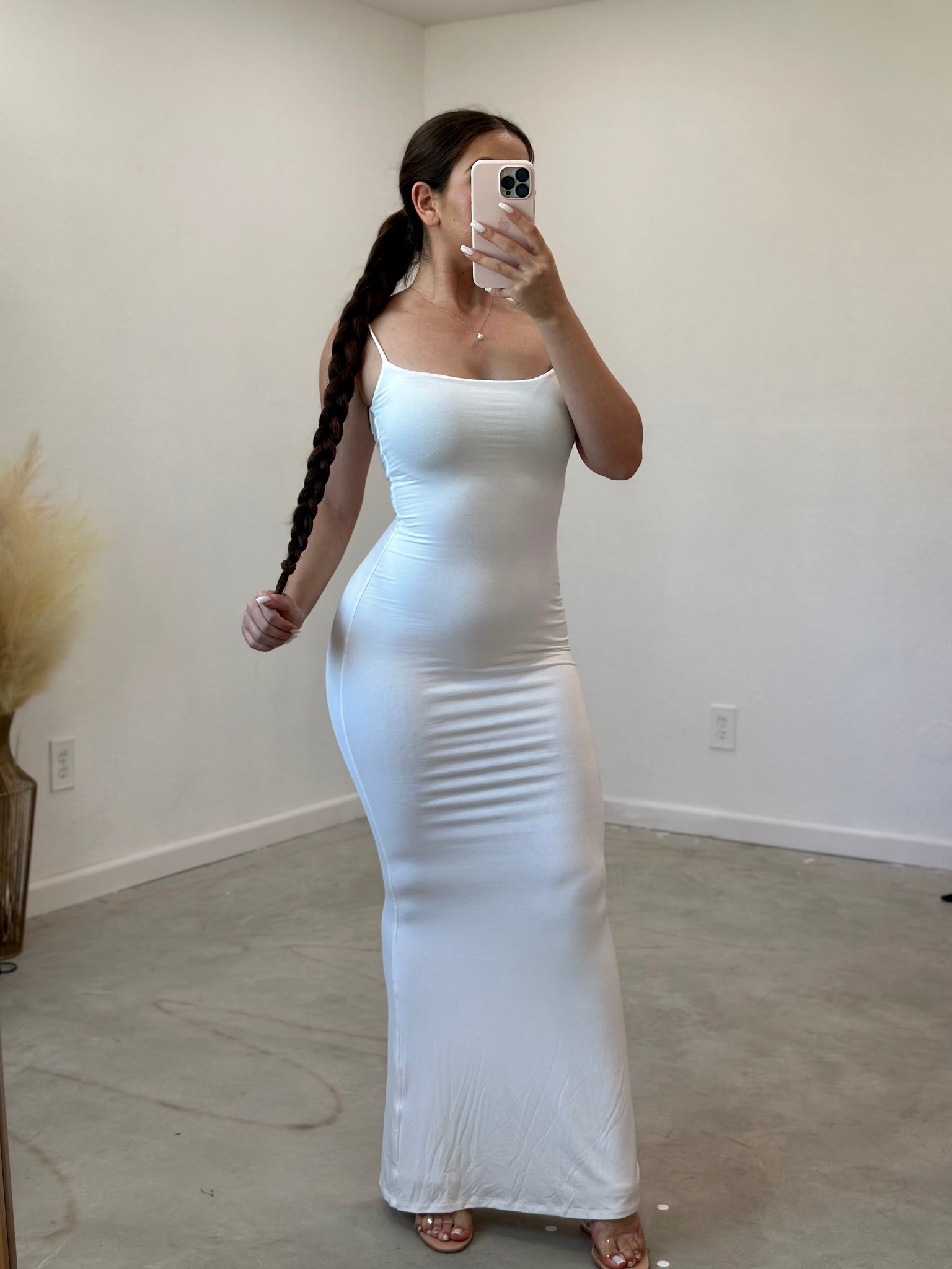 Valerie Cami Maxi Dress White