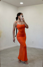 Valerie Cami Maxi Dress (Orange)