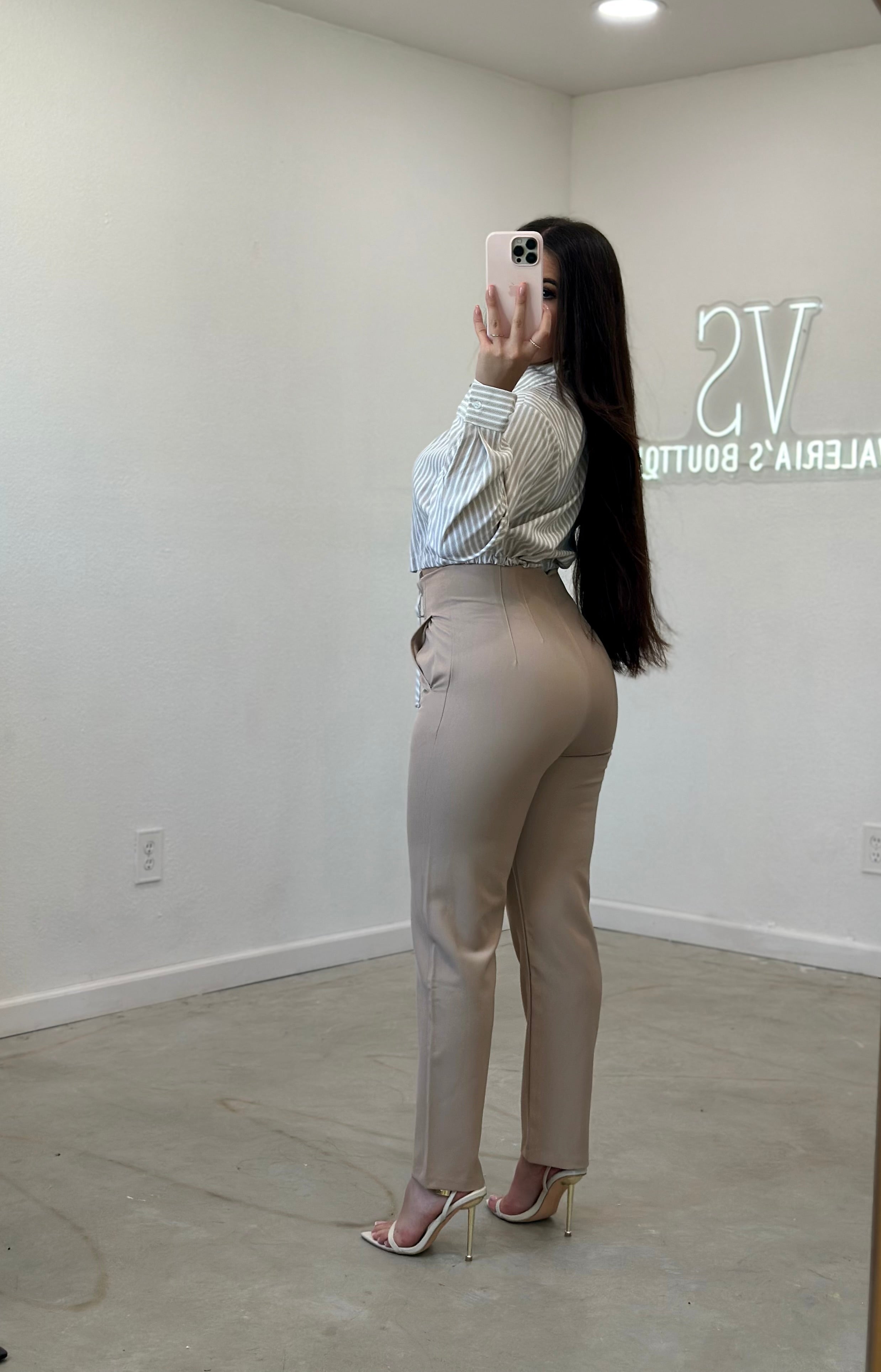 Beatrice Pants (Beige)