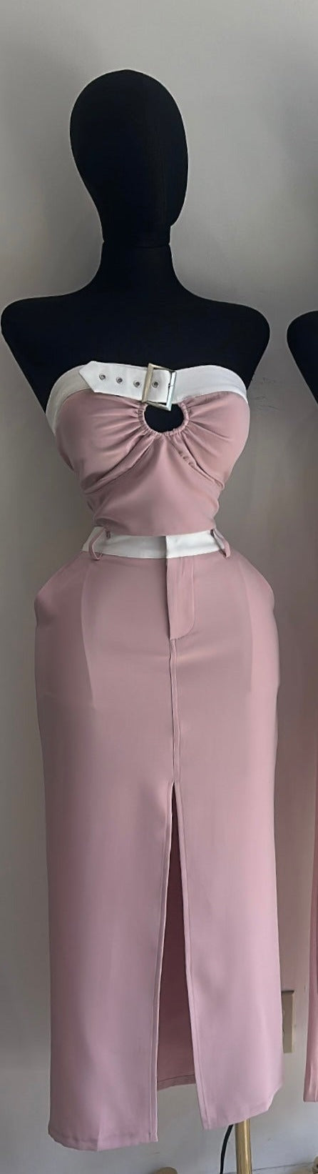 Anastasia Skirt Set (Blush)