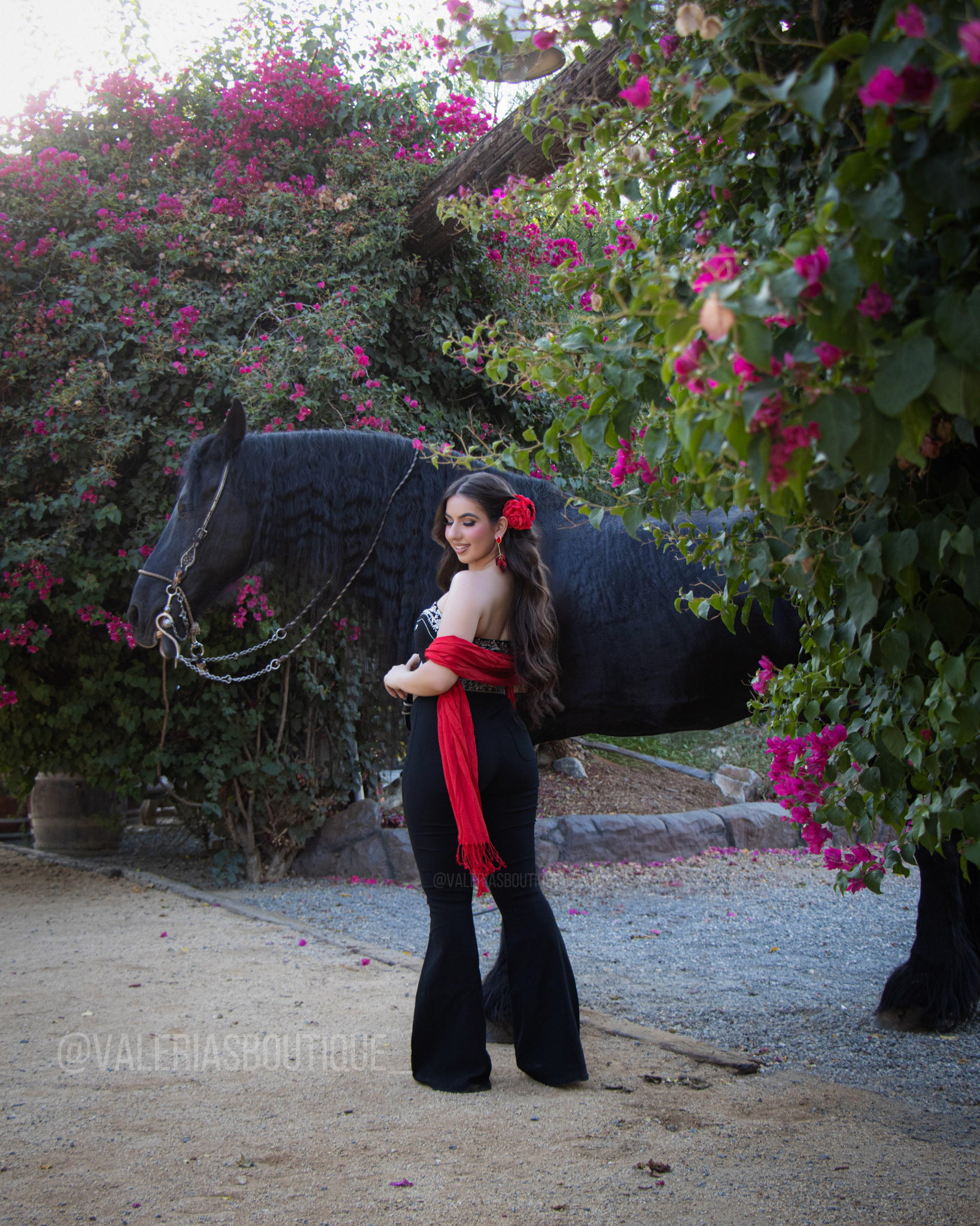 Mi Charro Y Yo Embroidered Top (Brown)