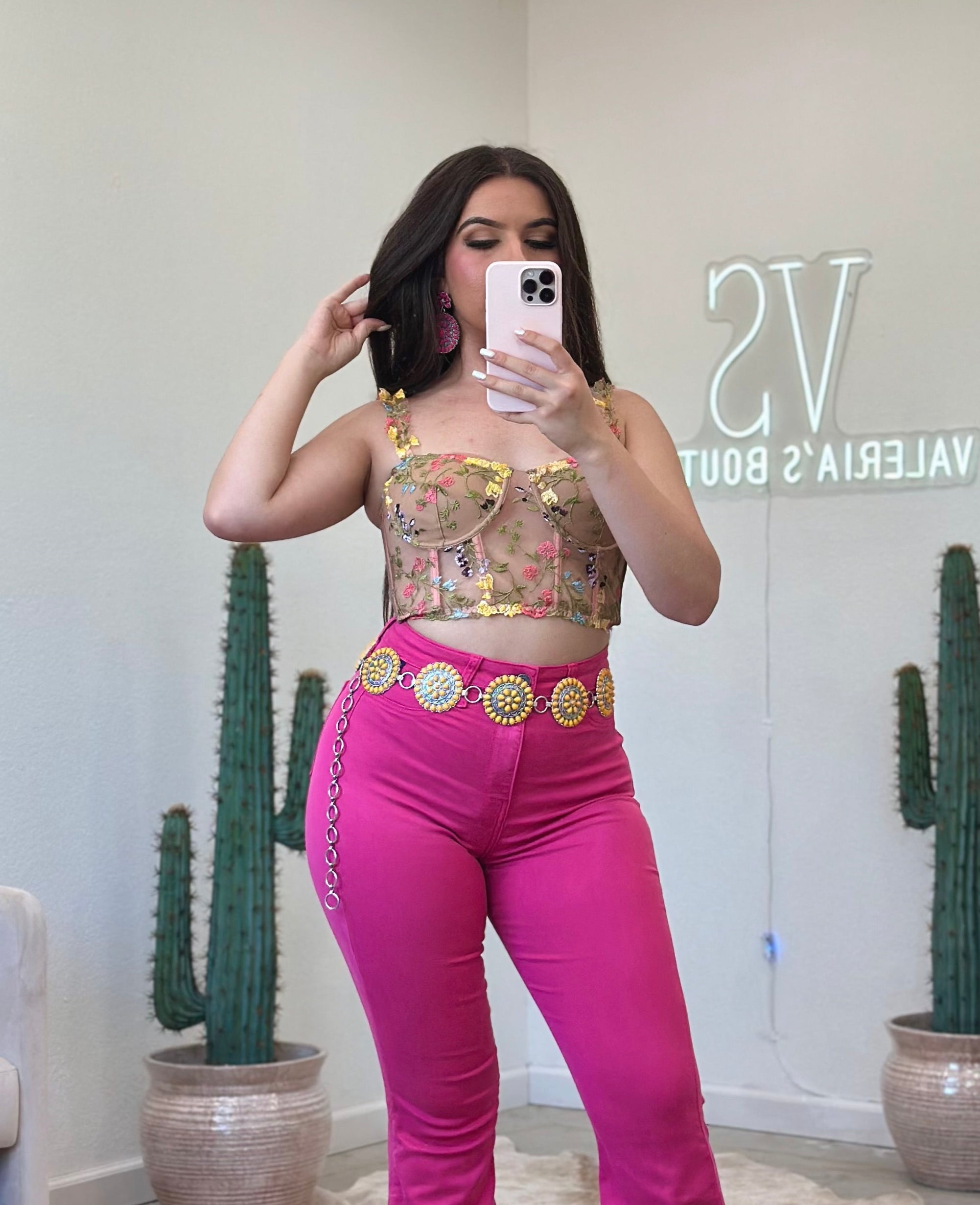 Flaura & Fauna Bustier Top