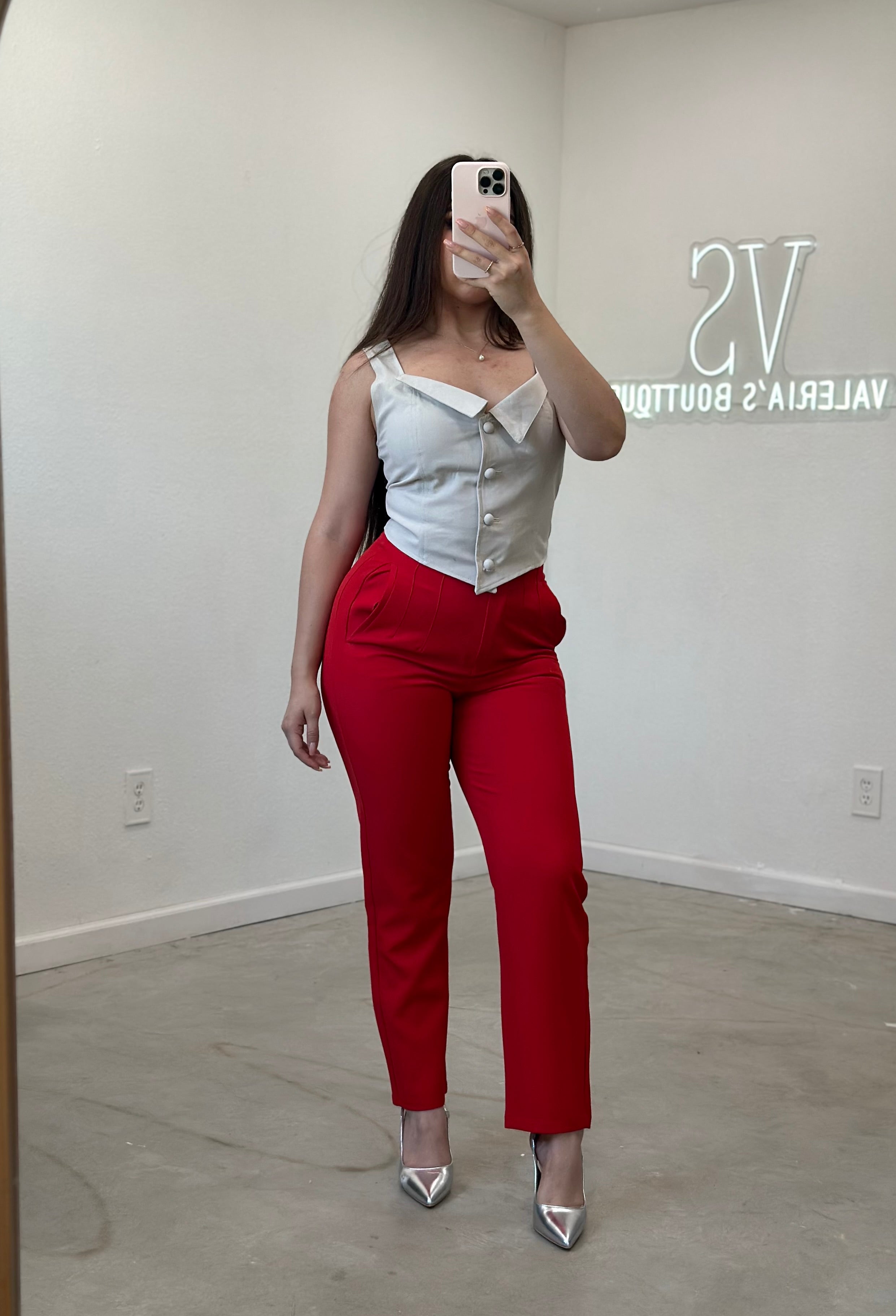 Beatrice Pants (Red)