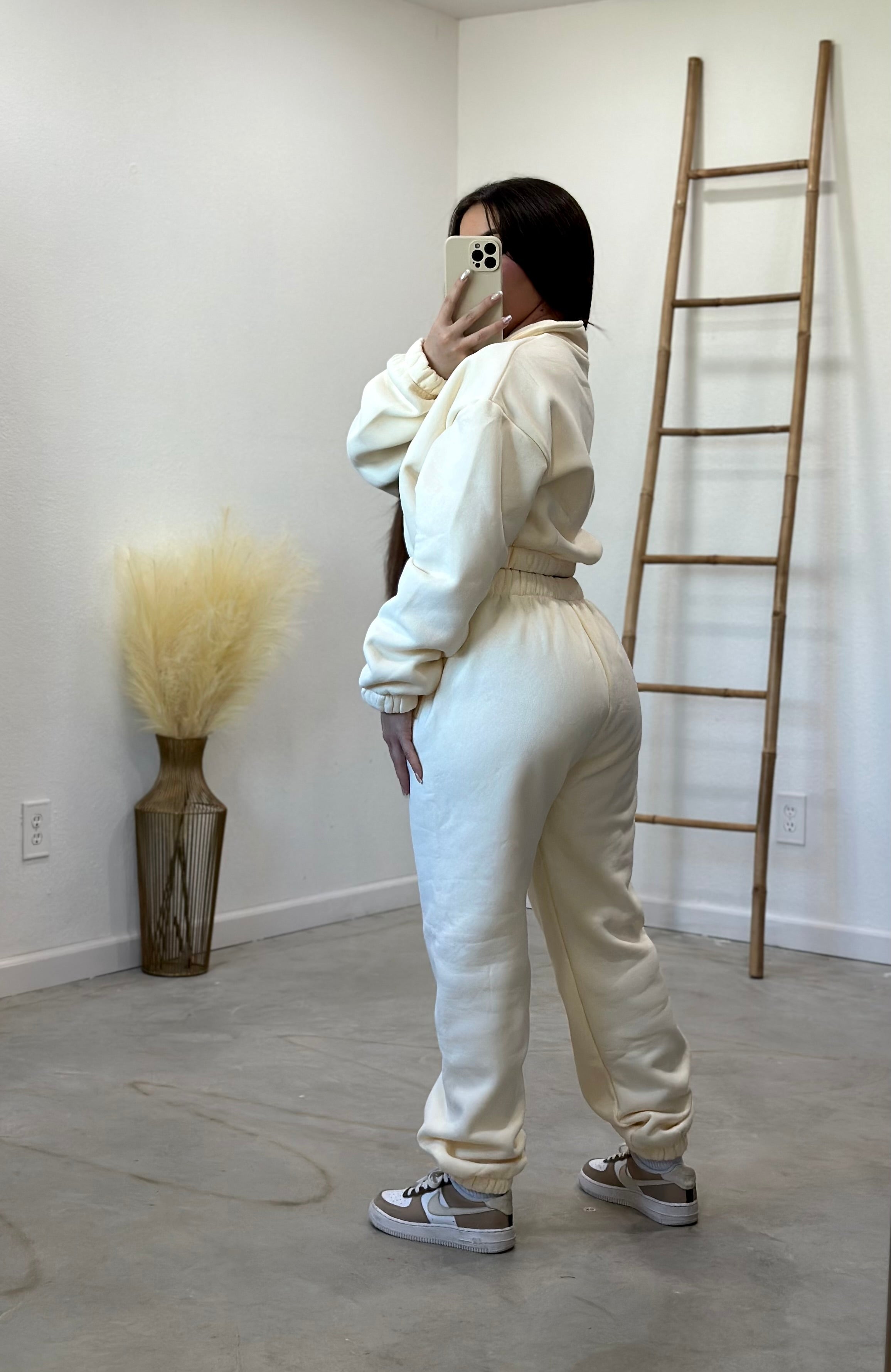 Kim Jogger Sweatpants (Cream)