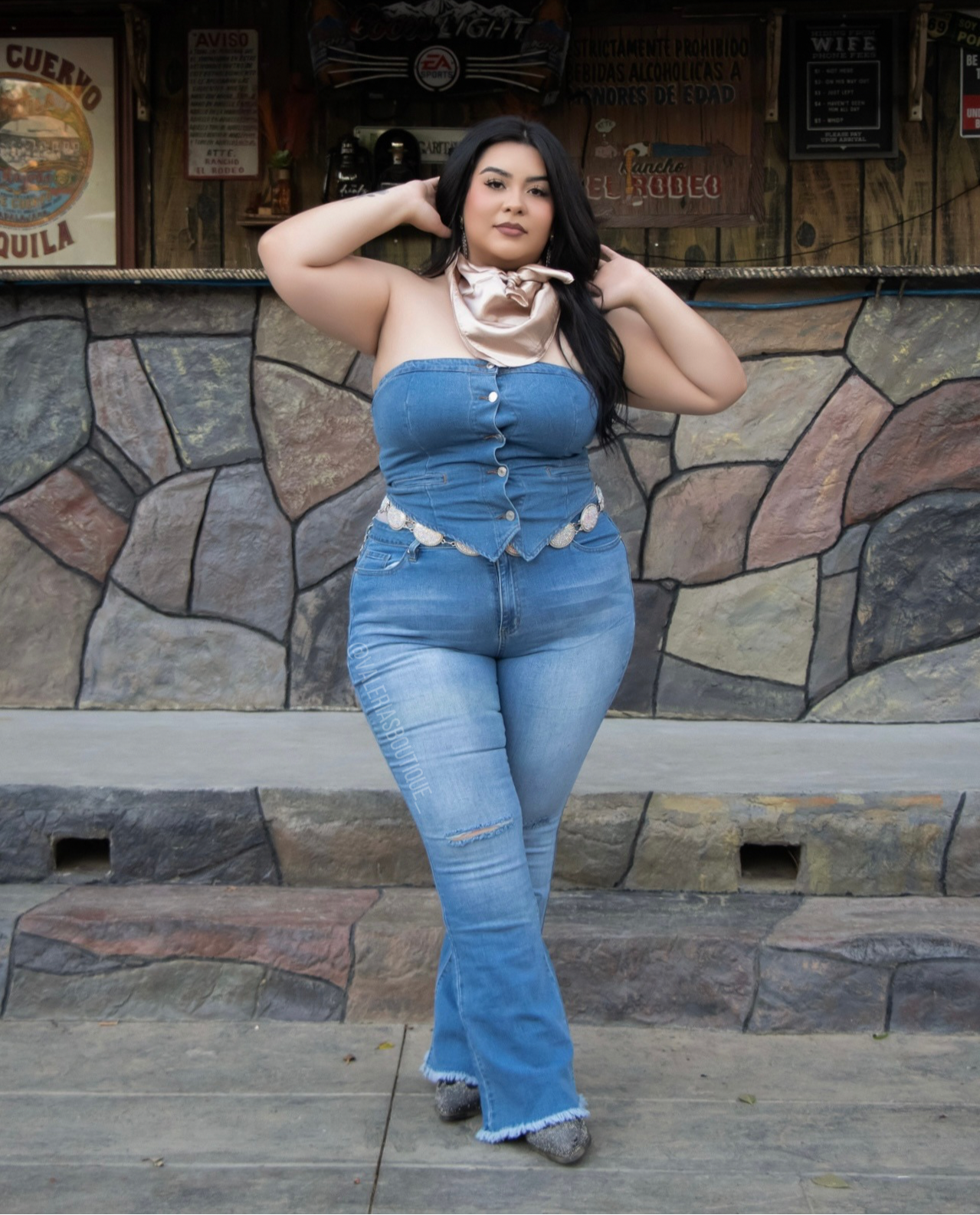 Rosalia High Rise Flare Jeans (Light) - Long Length 34" Inseam