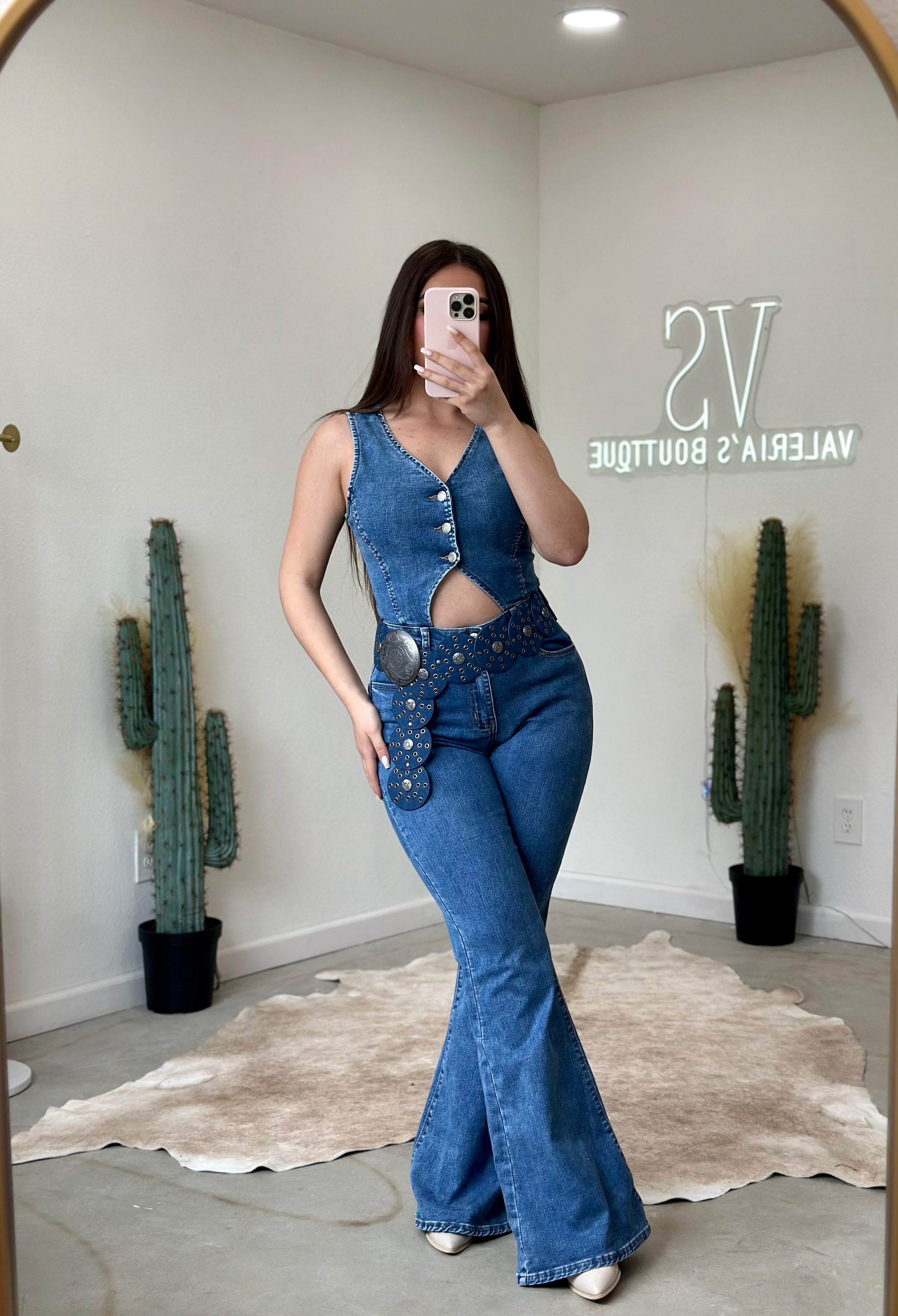 Jessica Denim Jumpsuit