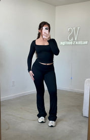 Valerie Flare Pants (Black)