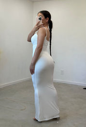 Valerie Cami Maxi Dress (White)