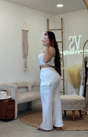 Sayulita Jumpsuit (Off White)