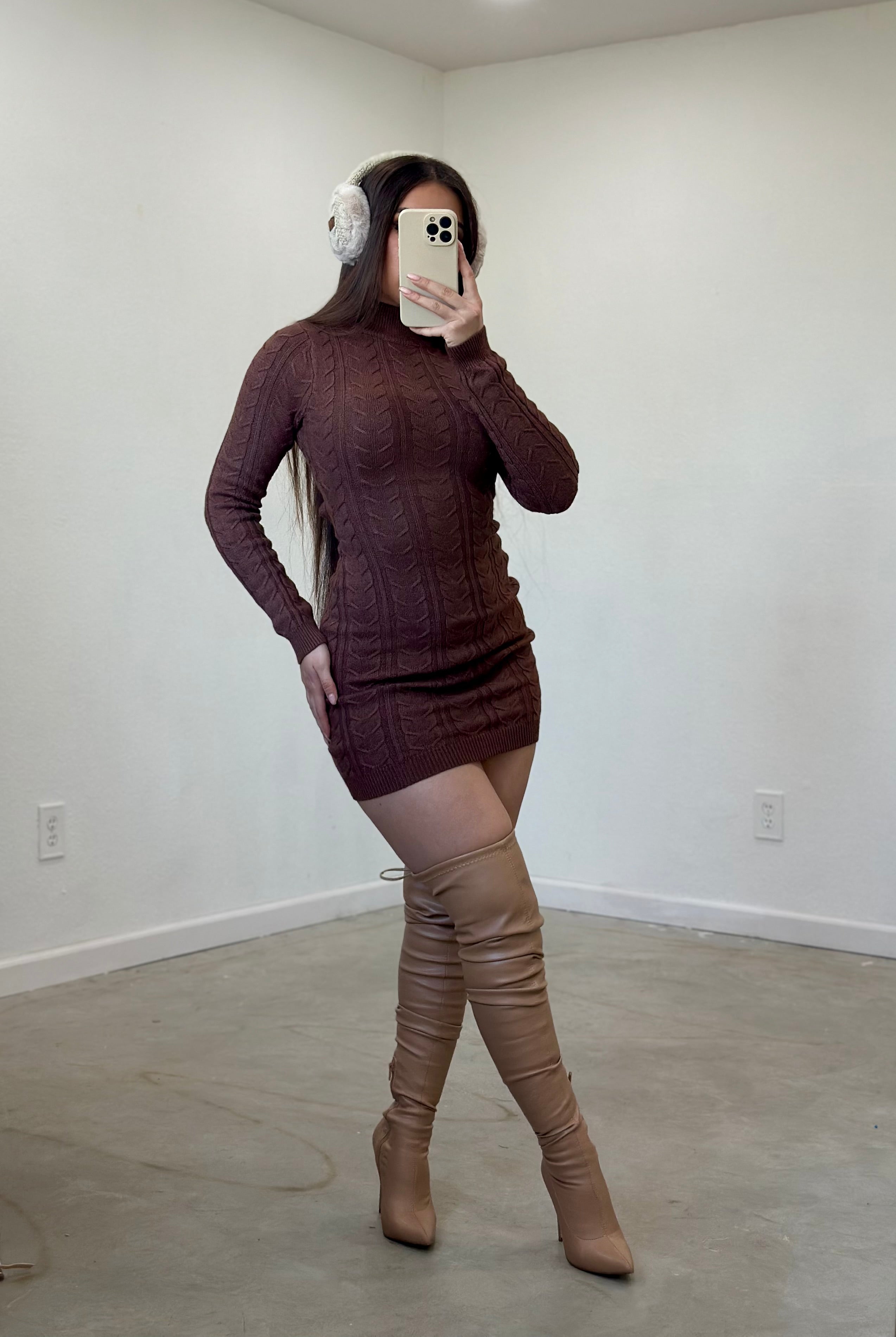 Hot Chocolate Sweater Dress