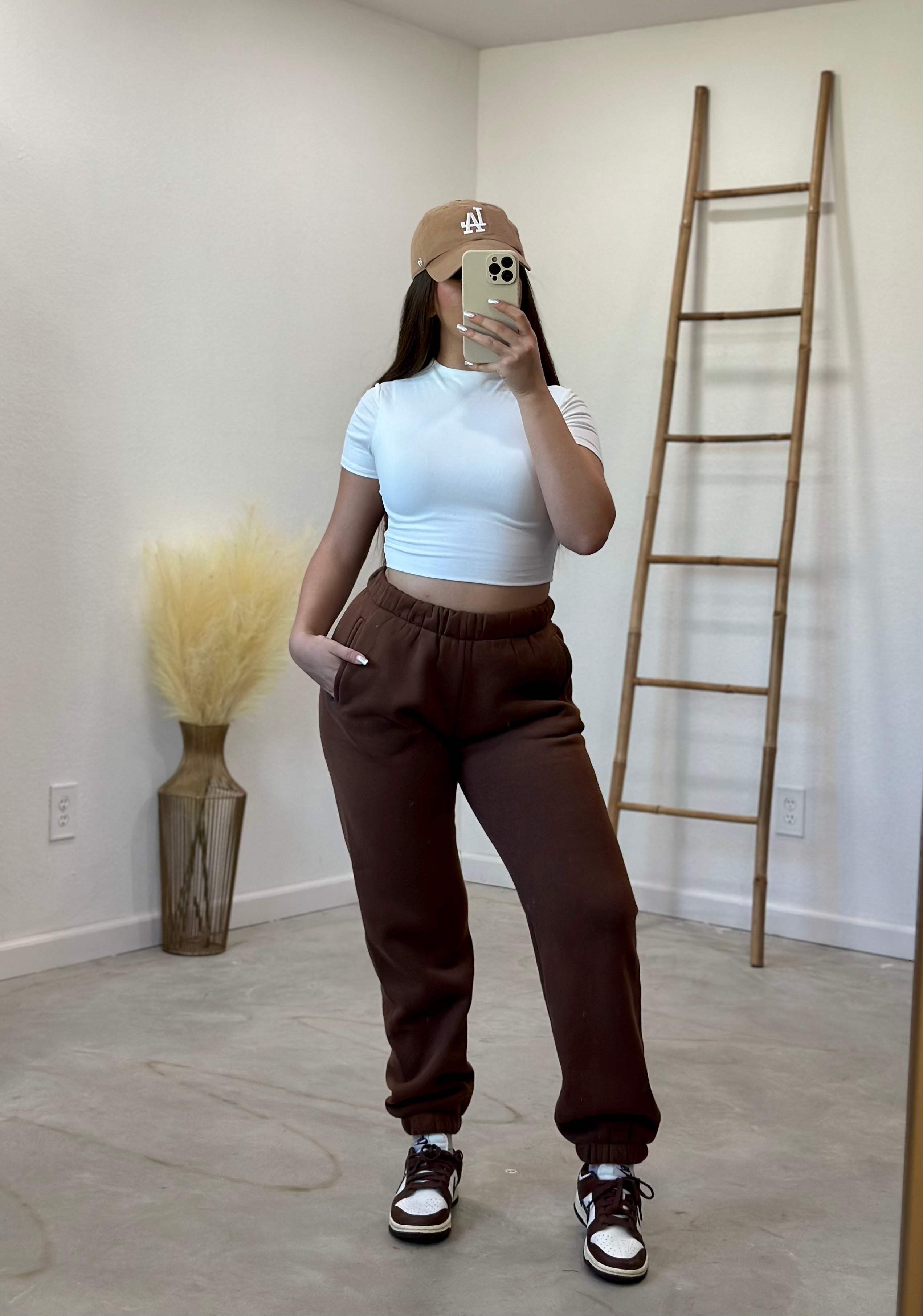 Kim Jogger Sweatpants (Chocolate)