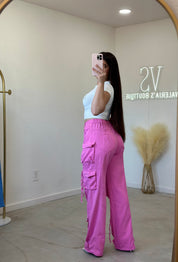 Lady Gaga Cargo Jeans (Pink)