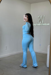 Valerie Flare Pants (Baby Blue)