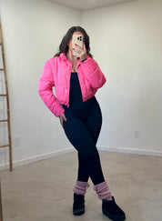 Pa'l Baile Puffer Jacket (Pink)