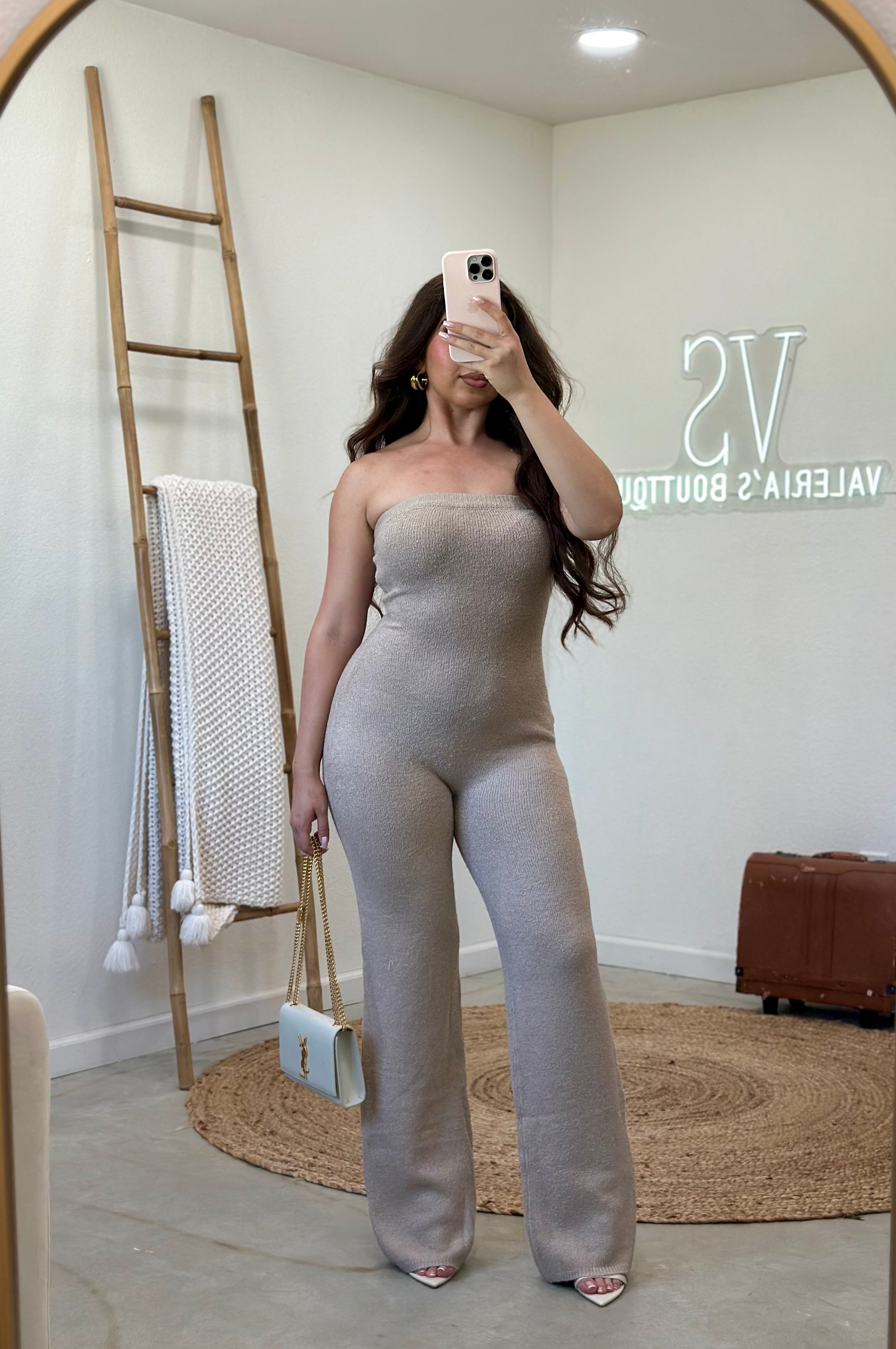 Cafe Mocha Knit Jumpsuit