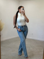 Zara High Rise Dad Jeans