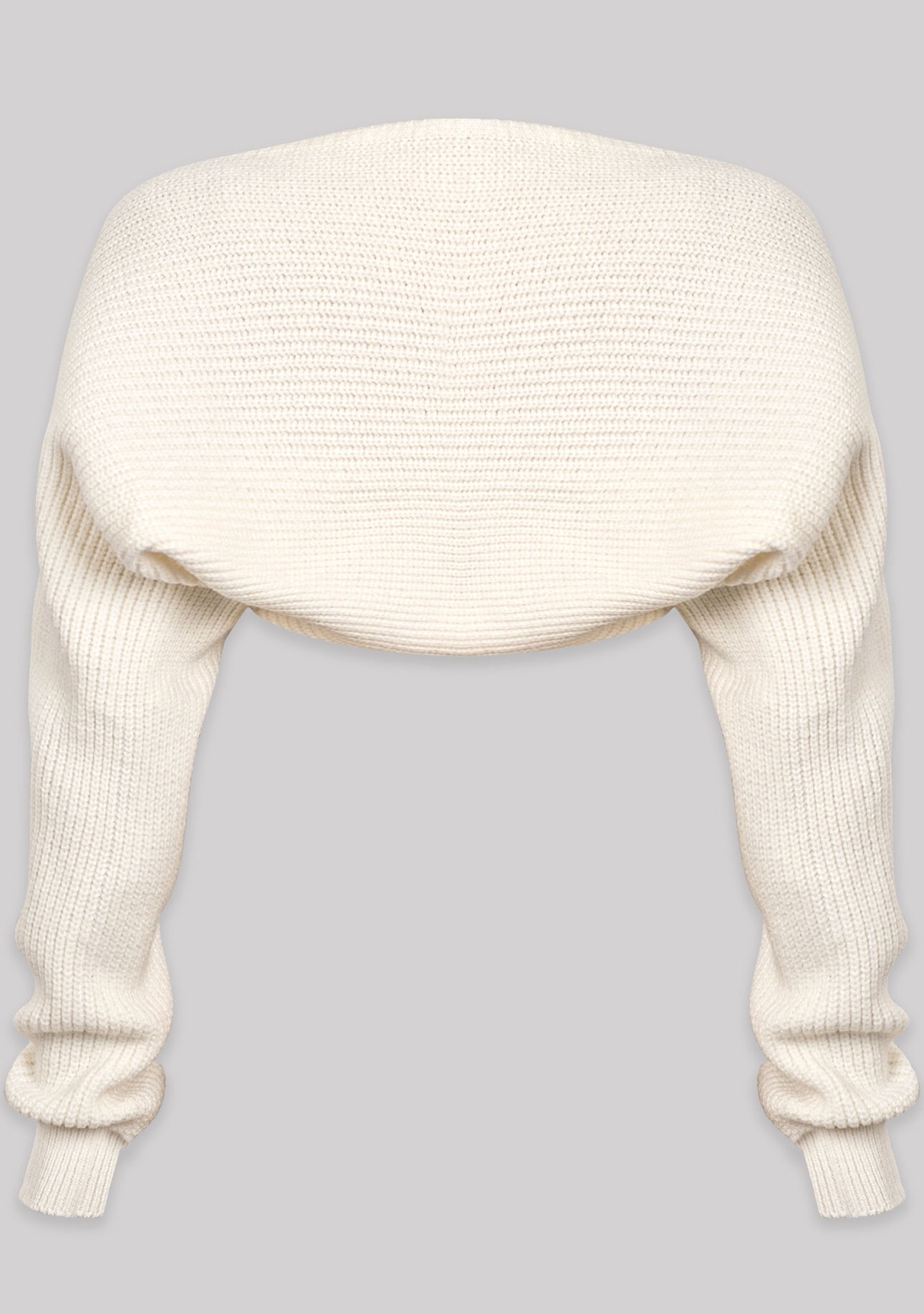 Rosselyn Knit Bolero Top (Off White)