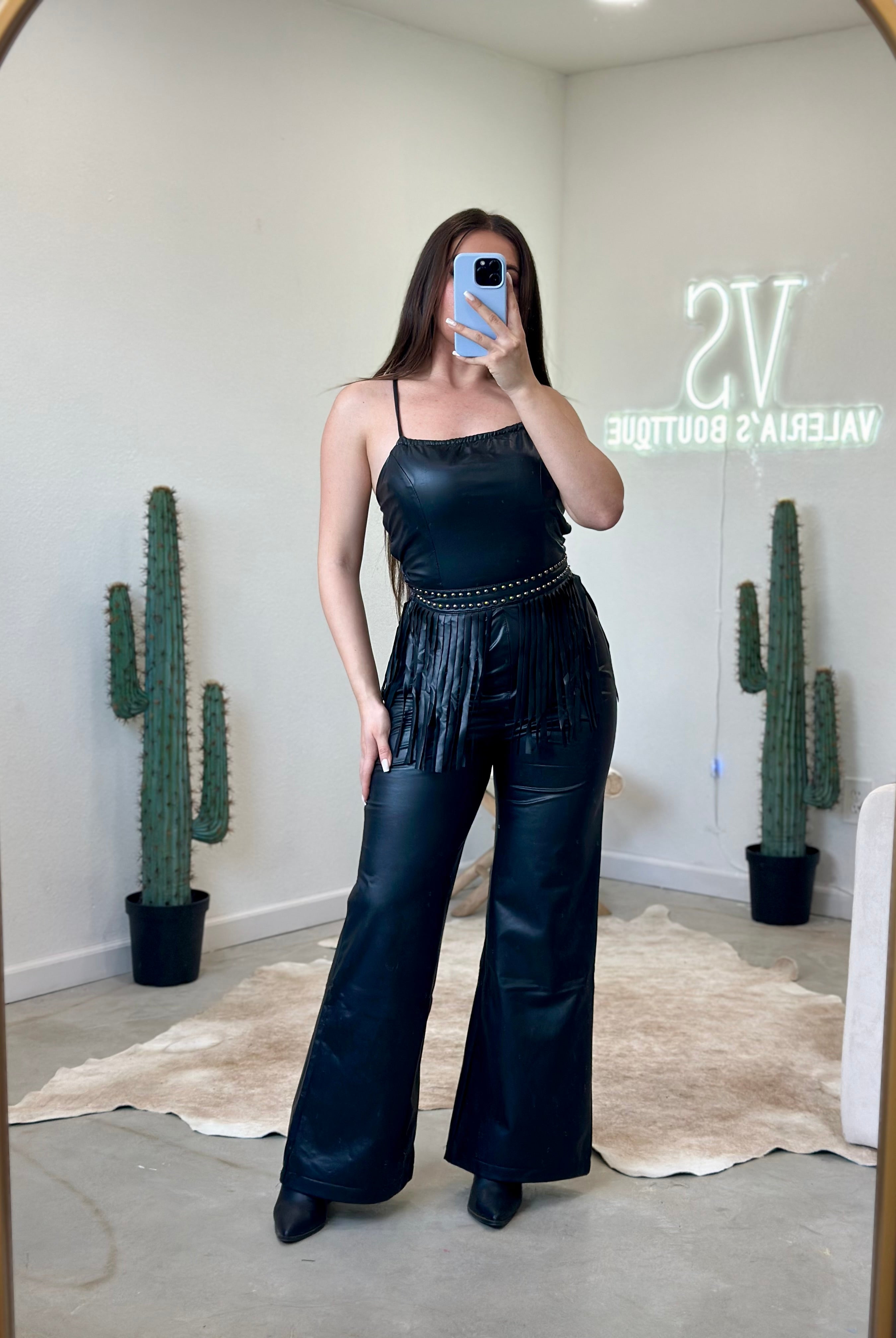 Blair Leather Jumpsuit