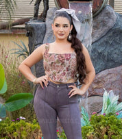 Romeo Save Me Tapestry Corset (Mauves)