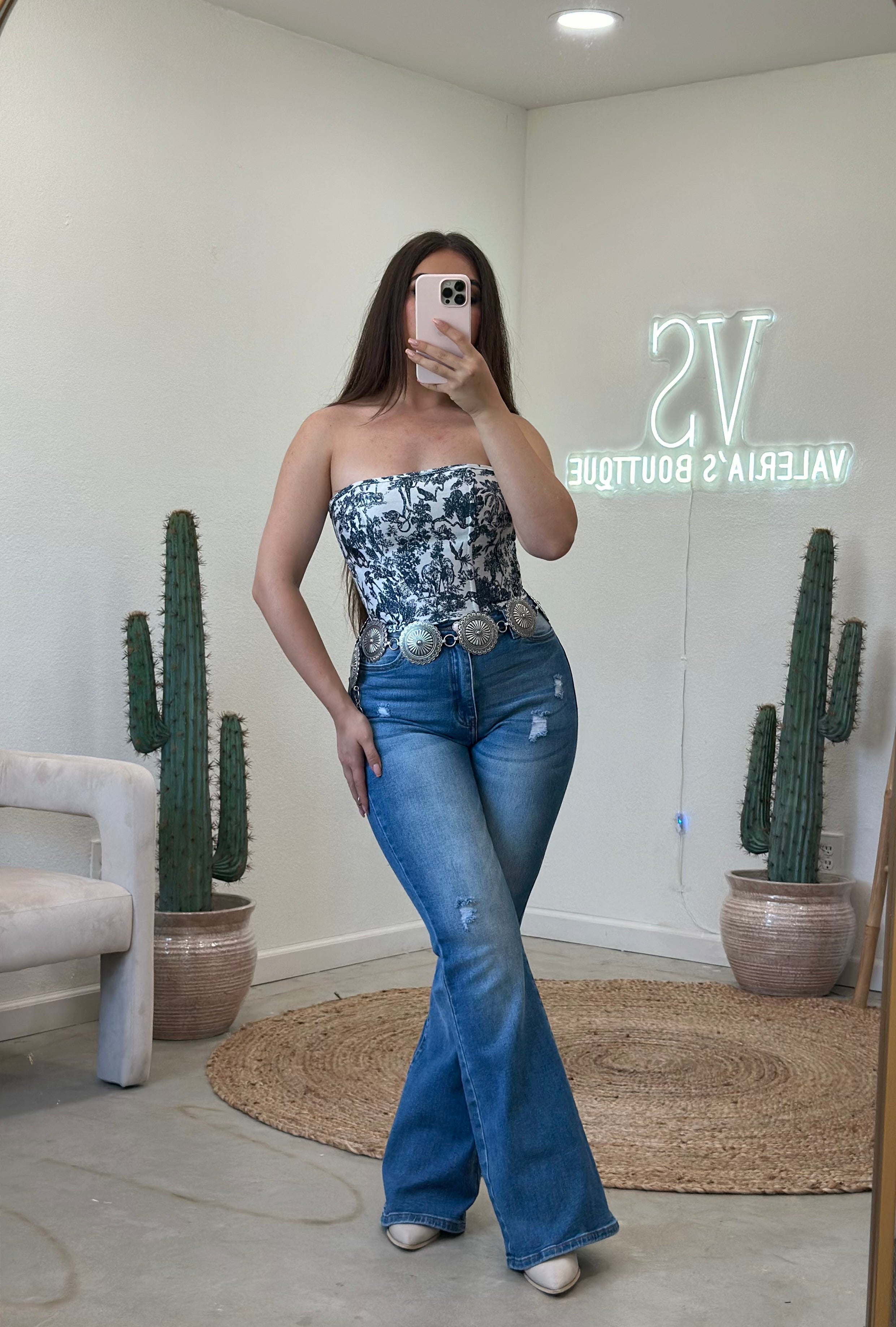 Natalie High Rise Flare Jeans