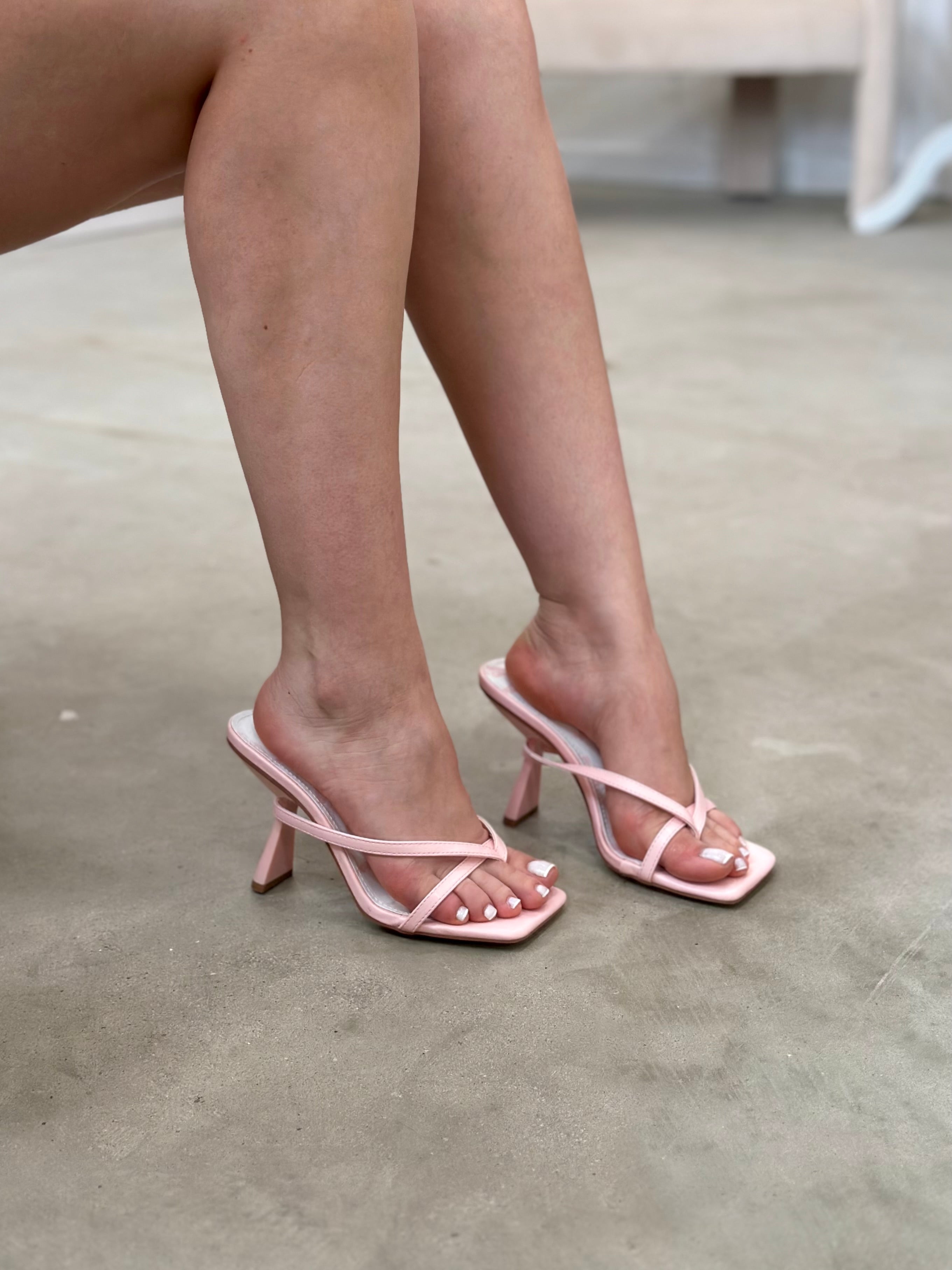 Tuscany Mule Sandals (Light Pink)