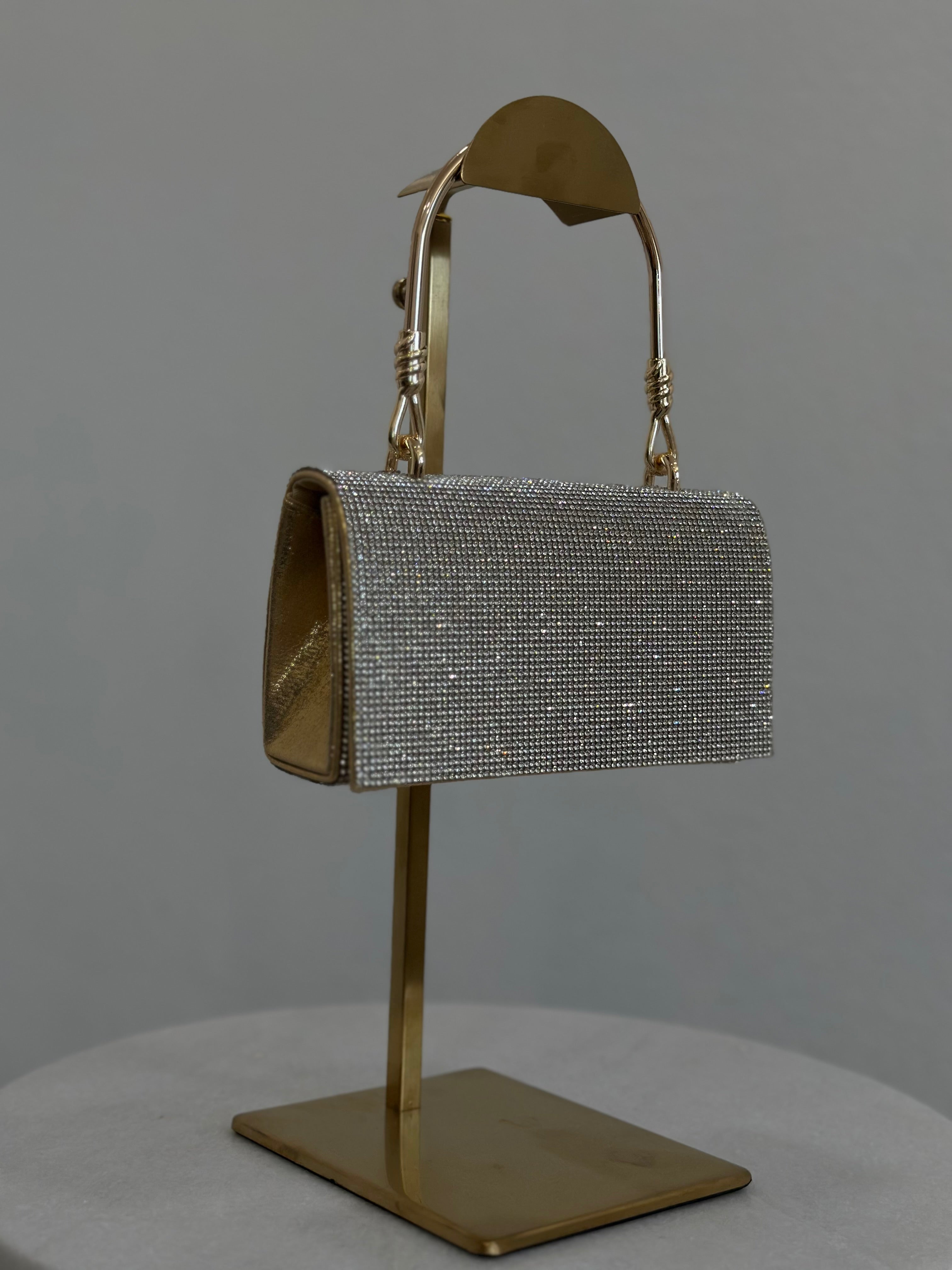 02 Rhinestone Bag (Gold)