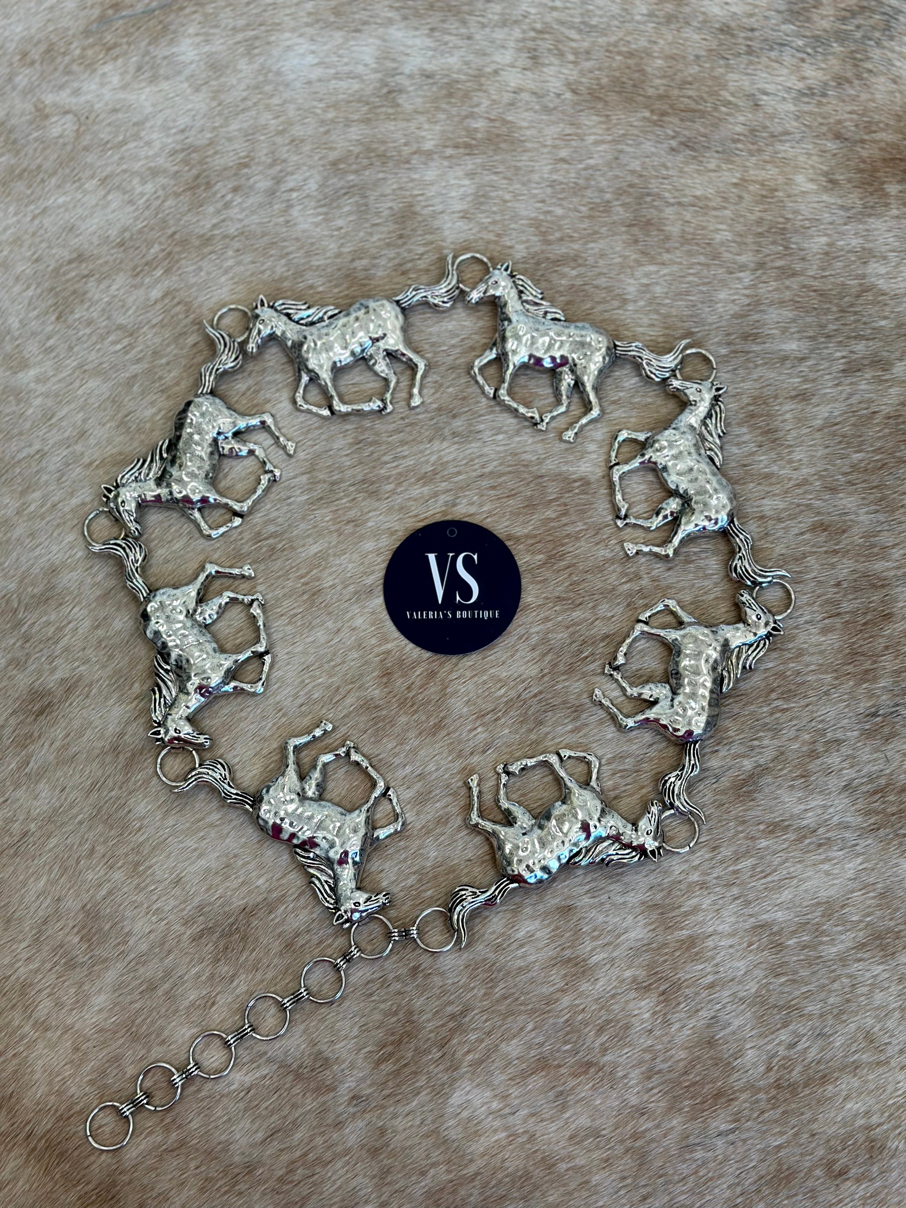 Wynnona Horse Chain Belt
