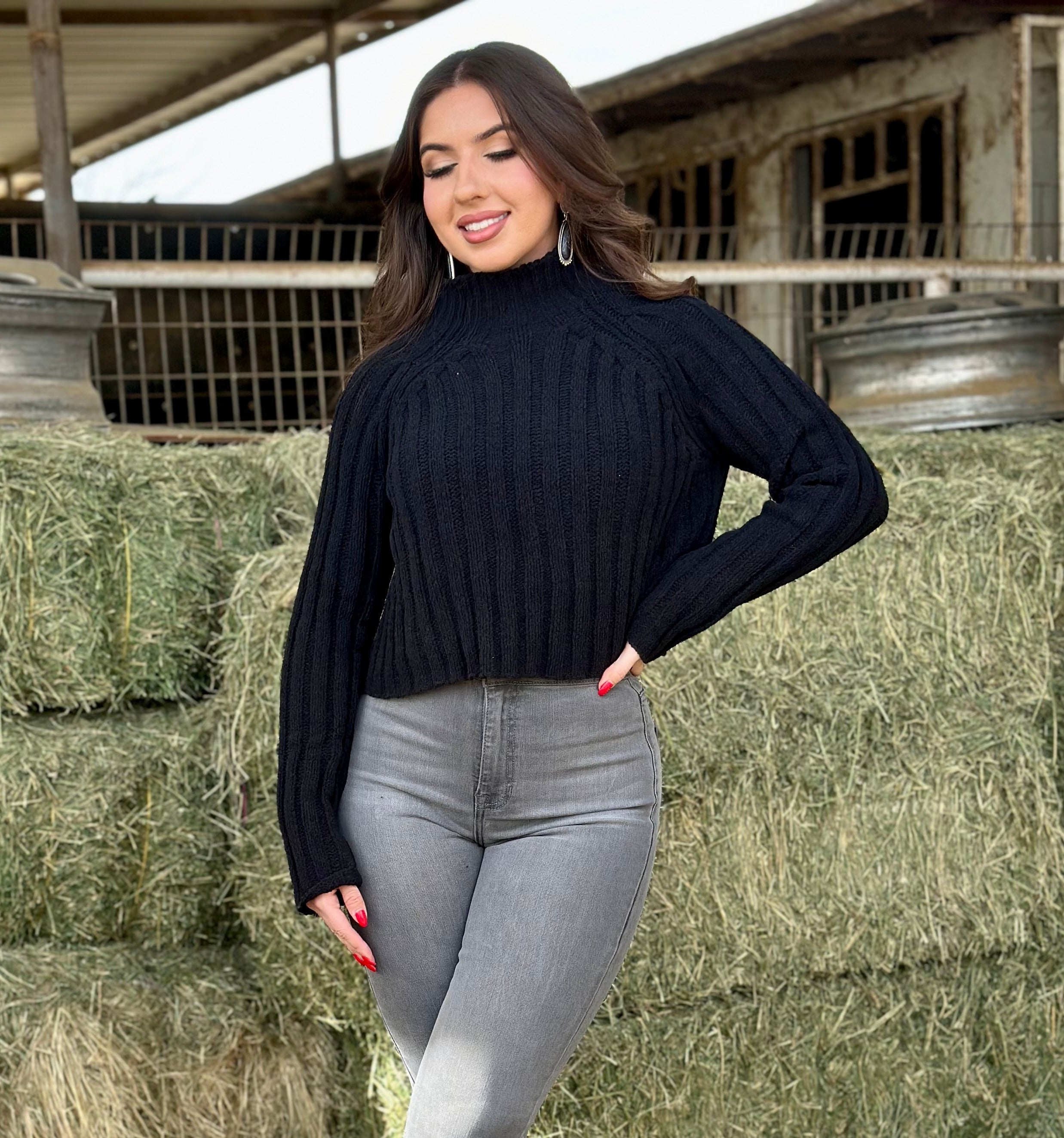 Jem Knit Sweater (Black)