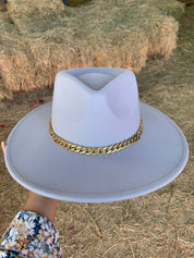 Ximena Hat (Blue/Grey)