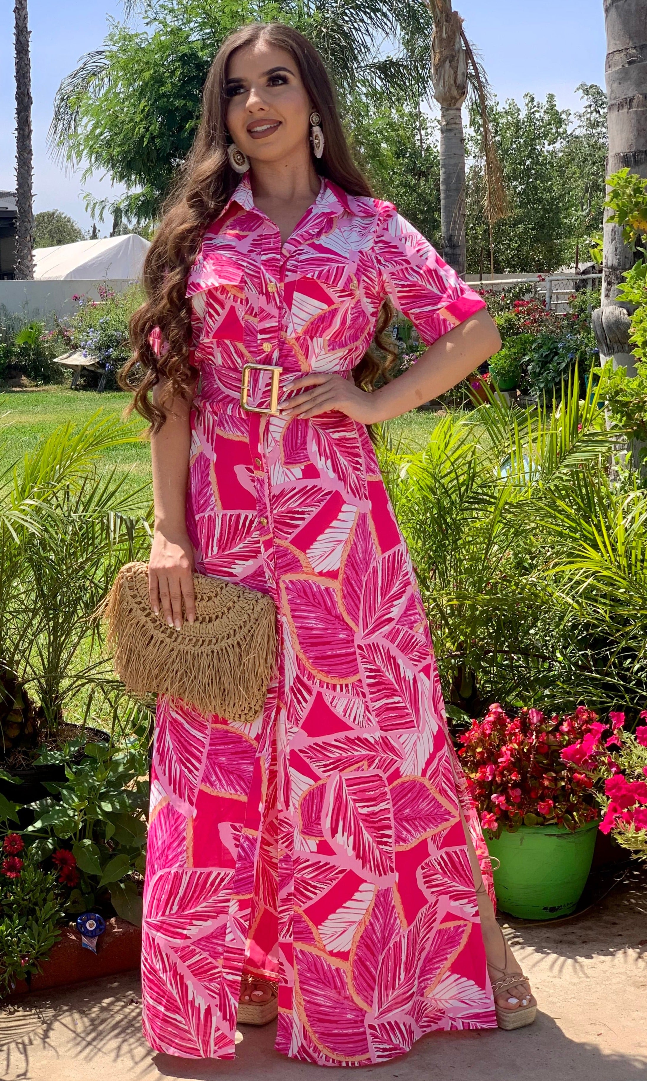 Kai Tropical Maxi Dress