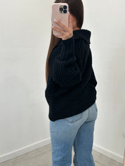 Abel Knit Sweater (Black)