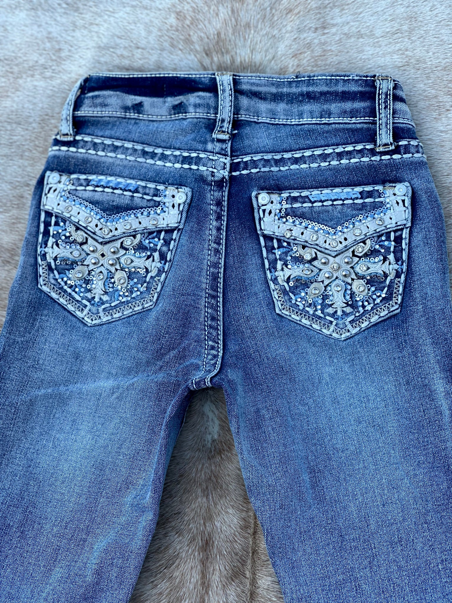 Girl S75 Bling Bootcut Jeans
